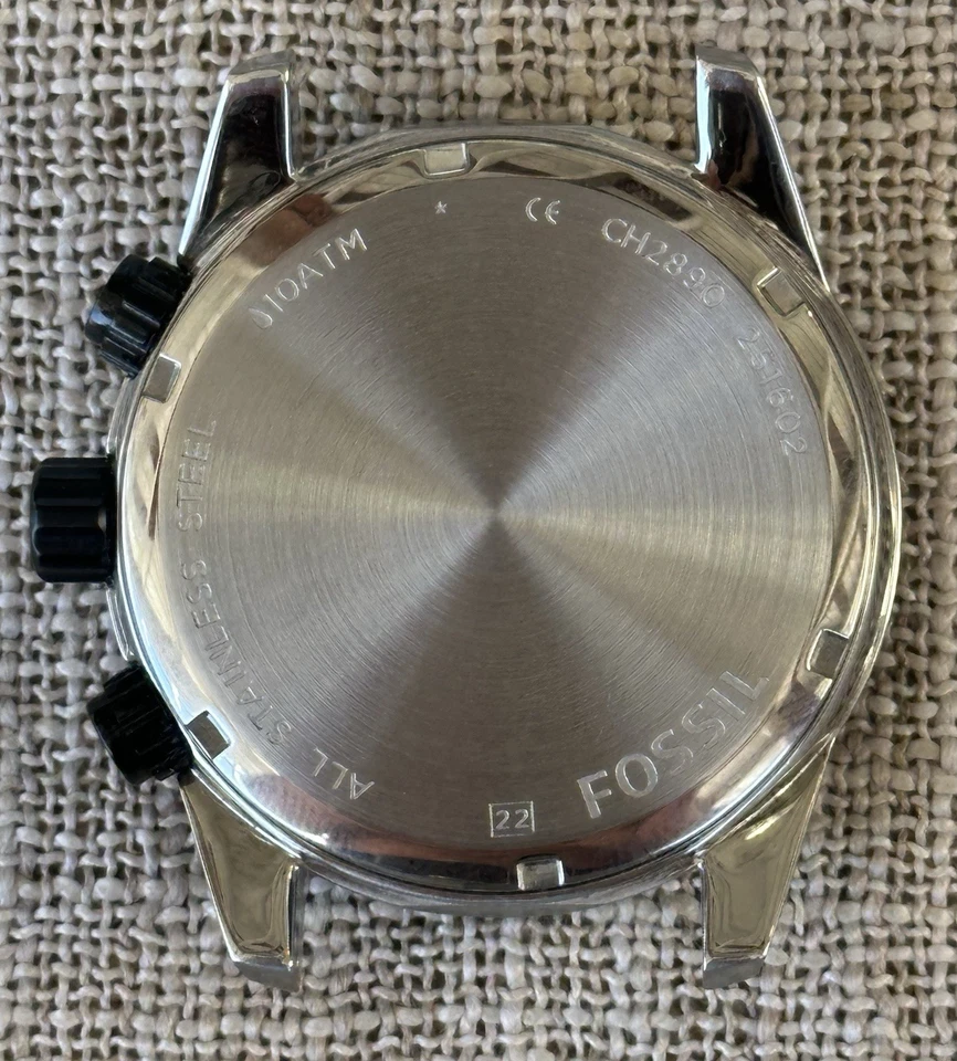 Fossil Mens' Coachman Chronograph Watch, Model CH2890, Leather Bund Strap - Image 4 of 4