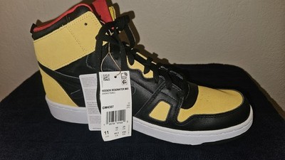 Reebok Looney Tunes Resonator Mid Suede Basketball Sneakers Black Gold Red 2023