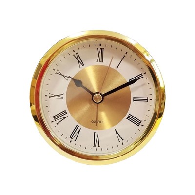 3.5in Round Clock Insert for Fashion Enthusiasts Nice Gift for Friend Family