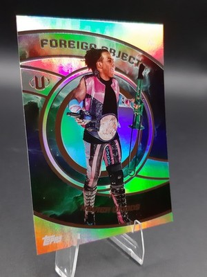 Xavier Woods Foreign Objects FOB-16 Topps Universe 2025 Insert WWE Trading Card