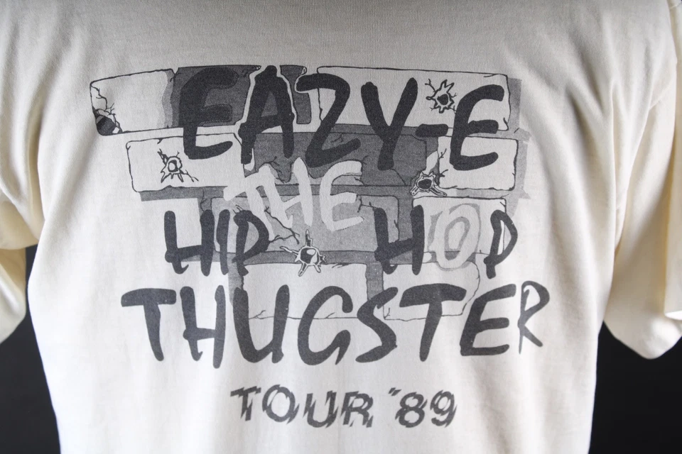 Camiseta De Colección 1989 EAZY-E Ruthless Rap NWA Hip Hop Tour Para Hombres Talla XL EE. UU. Foto 4 de 4