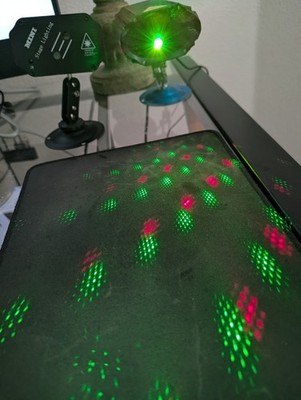 strobe multi colored dj party lights (set of 2)
