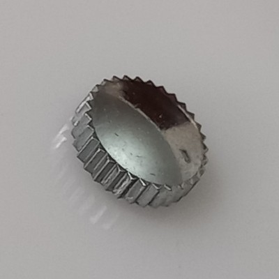 6.5mm Stainless steel Crown For Vintage 1940-70s Swiss Watches Stem 0.9mm Tap 10