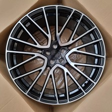 Porsche Cayenne Audi Q7 Vw Touareg x4 21” Cayenne Pisa 417 Style Alloys Black MF