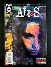 Alias #1 (Marvel Max 2001) 1st Appearance of Jessica Jones, 1st Print, 7.5 VF-