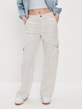 American Eagle Super High-Rise Baggy Wide-Leg Cargo Pants