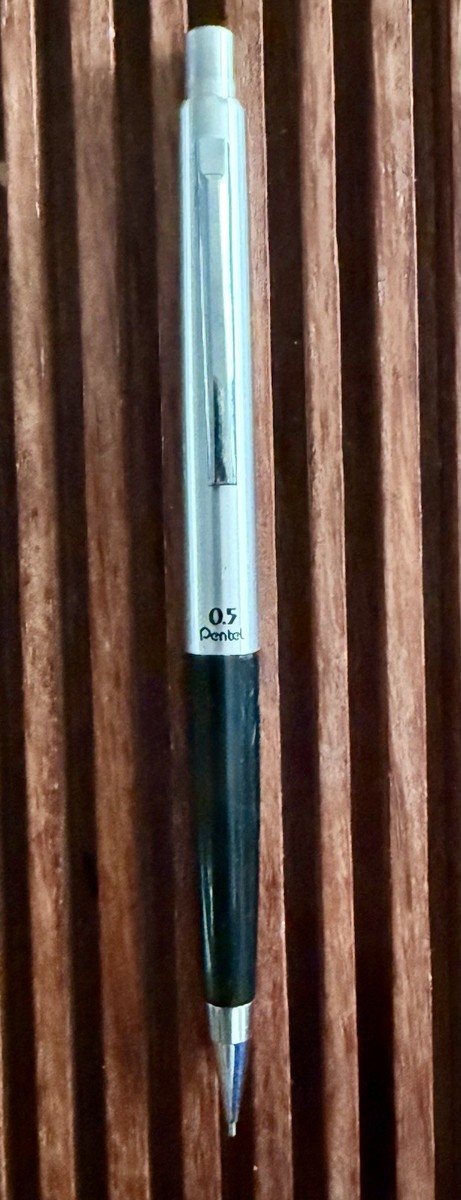 Vintage Pentel s55 Mechanical Pencil Silver /Black 0.5mm Lead | eBay