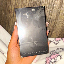 Victoria Iva The Black Tarot Gothic Tarot Cards Deck, Black/Grey