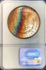 *1888 MORGAN DOLLAR* *NGC MS64* *RAINBOW TONED* NR #CVIP116