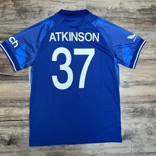 BNWT England 2023 Cricket Shirt with Atkinson 37 on the back Large
