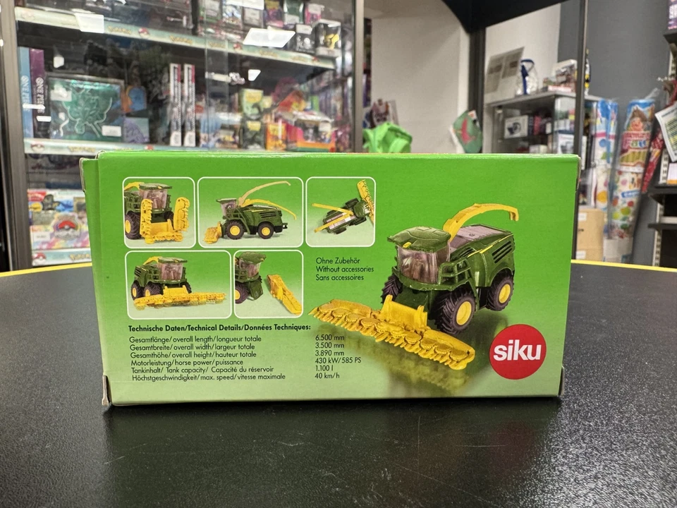 SIKU 1794 - modellino 1:87 - TRINCIA MAIS JOHN DEERE 8500i - NUOVO - SIGILLATO - Immagine 3 di 4