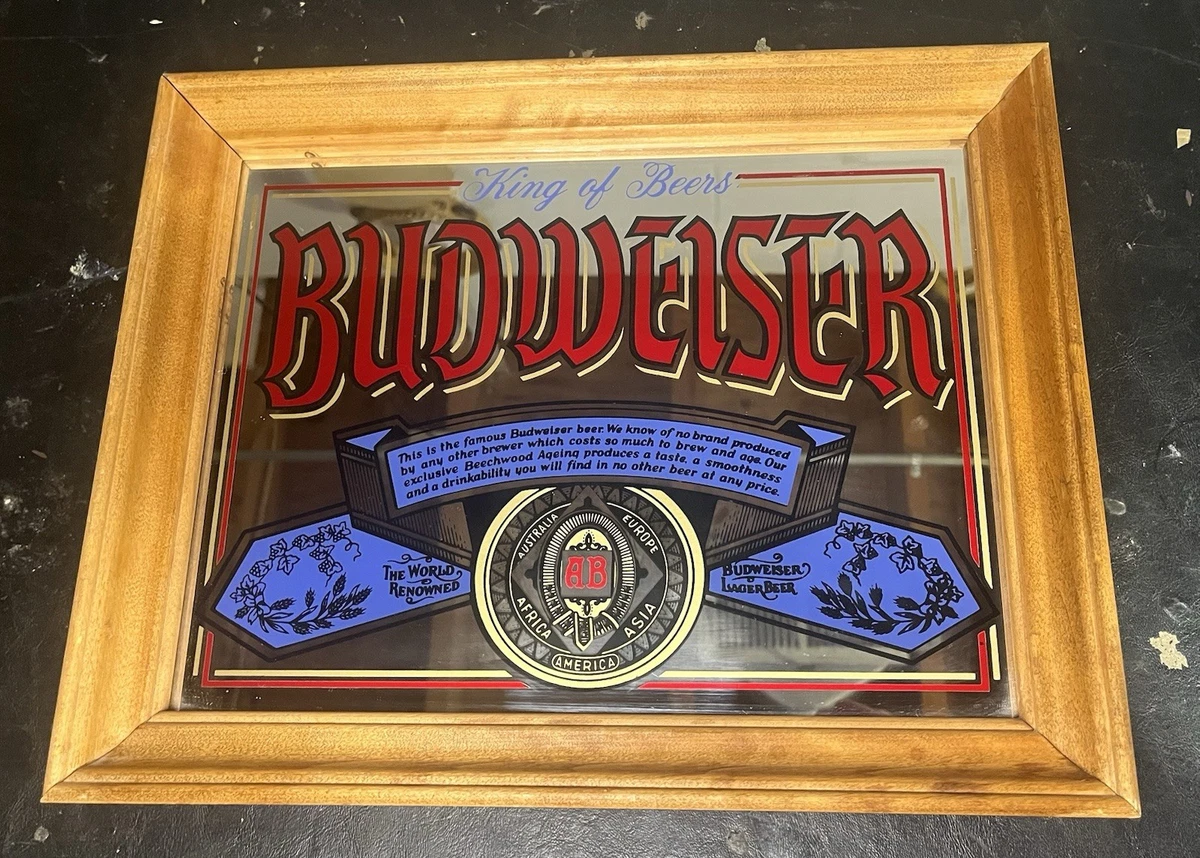 Budweiser 電気サイン 1991年製 Preços baixos em Budweiser King of Beers Sign | eBay