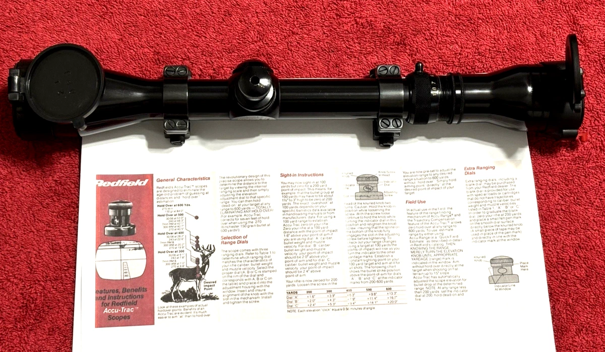 Redfield Scope 3x9 for sale | eBay