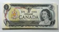 Canada 1973 $1 One Dollar Banknote UNC Uncirculated - Serial # in description