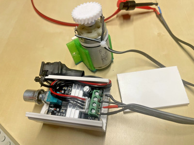 Motor 9V mit Geschwindigkeitsregler  für LEGO