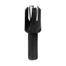 Tapered Plug Cutter (1 inch) - Plug Cutter Drill Bit with Four Flute Design E...
