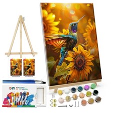 ATDMS Bird Paint by Numbers Kit for Adults with 7.87 x 11.81 inches, 263