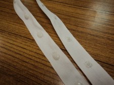 DRITZ-SNAP FASTENERS TAPE-PLASTIC SNAPS-WHITE...