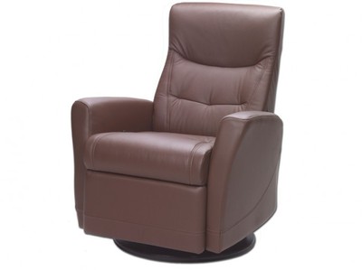 Brand New Fjords Oslo Swing Relaxer Chair Living Room Leather Recliner Lounger