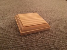 Solid Pine Newel Cap, Fence Post, Stair Parts