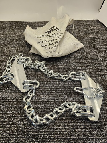 Glacier Chain 6085V Glacier Emergency Truck Chain for Rim 19.5"-24.5" - Picture 1 of 6