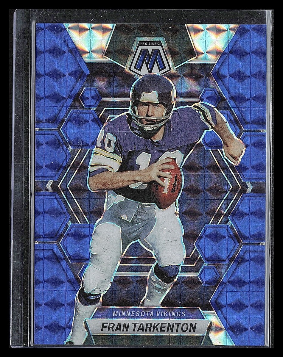 fran☆ 2023 Panini Mosaic Fran Tarkenton Blue Mosaic /99 #159 Vikings | eBay