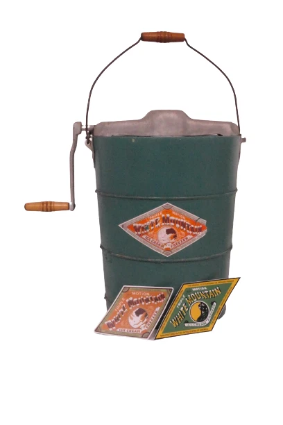 White Mountain Ice Cream Freezer Maker 4 Quart Hand Crank 1923 4XG Complete