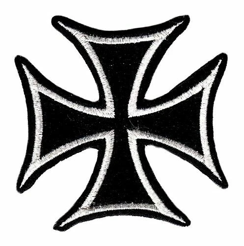 FAHNENMAX® Aufnäher Deutschland Eisernes Kreuz 7 x 7 cm Patch