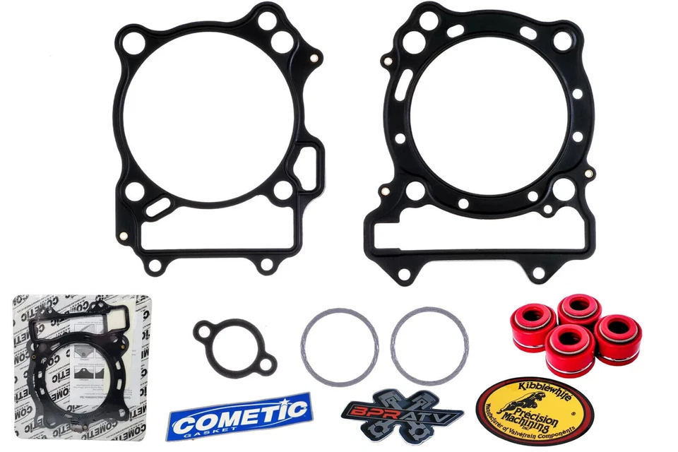 Best DRZ 400 LTZ 400 94mm Big Bore MLS Cometic Top End Gasket Kit KPMI Red Seals - Image 4 of 4