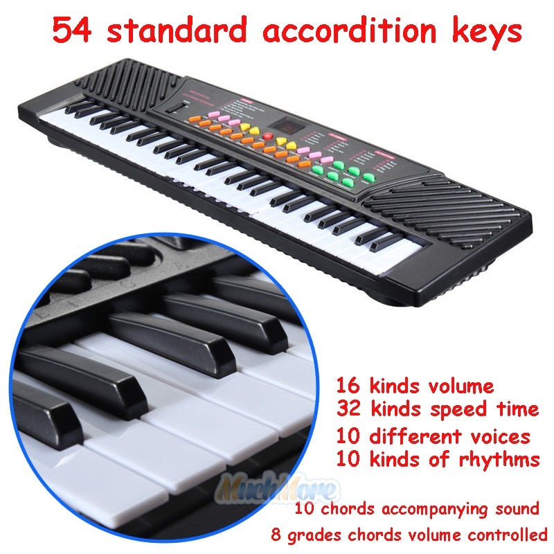 54 Key Electronic Keyboard Electric Music Digital Piano Organ with