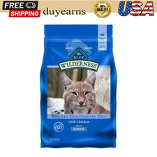 Dry Cat Food Natural High-Protein Real Chicken Recipe Grain-Free Nutrition 4 Lb