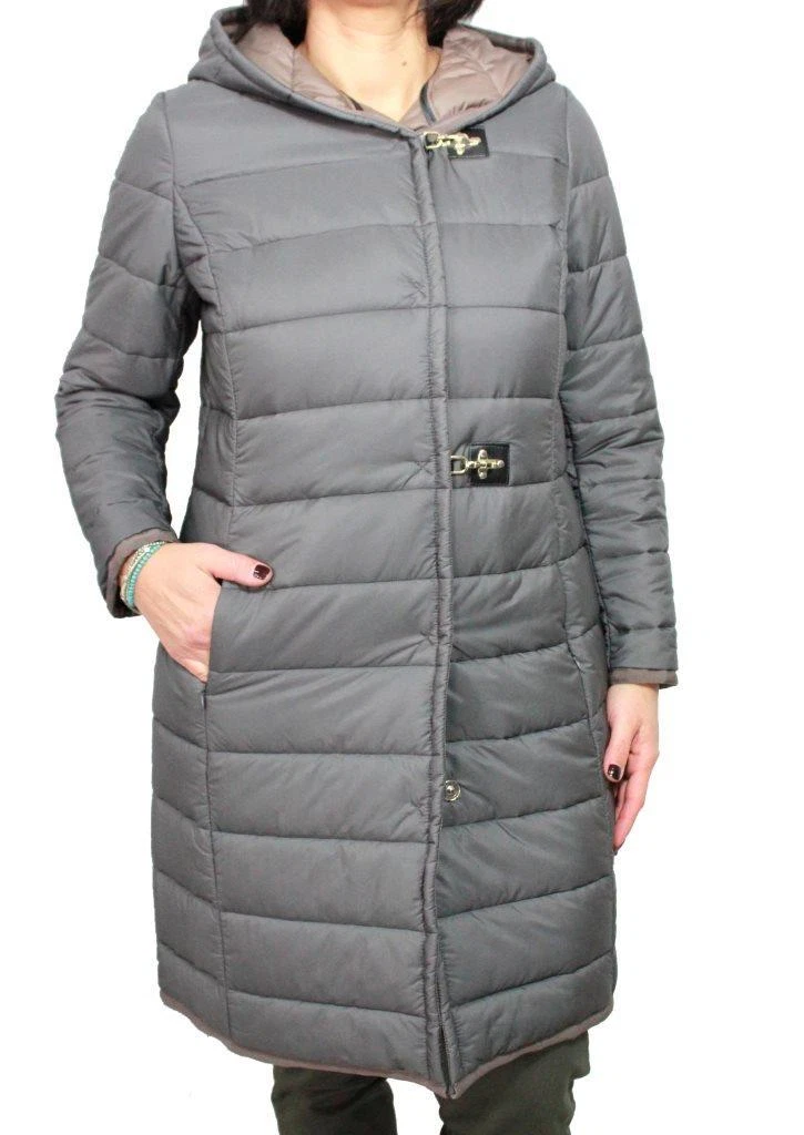 Giaccone grigio clearance donna