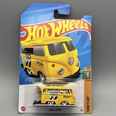 Hot Wheels Mooneyes Yellow Kool Kombi Surf s Up 30th Anniversary Read