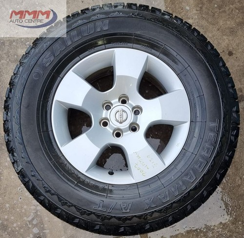 FOR SALE 4 X NISSAN NAVARA STX 16 INCH GENUINE ALLOY WHEELS & TYRES - Picture 4 of 10