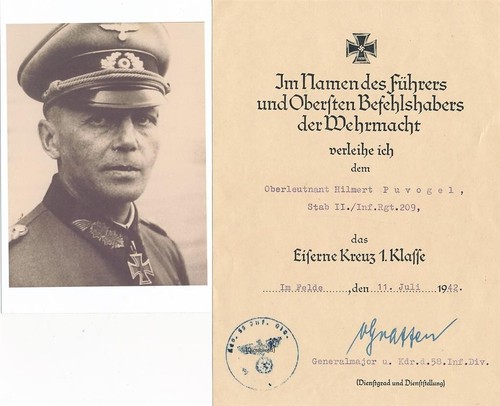 Karl von Graffen- Signed German Document from 1942 (General & POW)