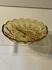 vintage Amber Brown Glass candy dish Or Ashtray?
