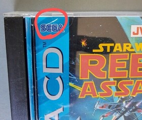 Star Wars: Rebel Assault (Sega CD, 1993) Complete No Foam Insert Resurfaced Disc