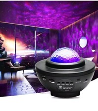 Sternenhimmel Projektor Licht USB Galaxy Star Nachtlampe LED Ozeanwelle mit Fernbedienung