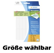 Herma Etiketten ablösbar weiß wiederablösbar movables Preisetiketten Größen