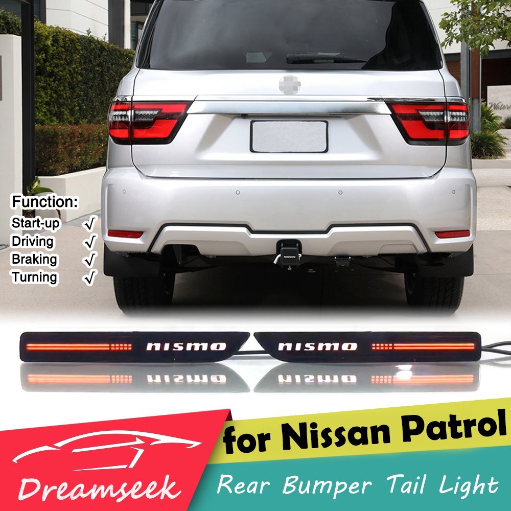 LED Rear Bumper Tail Light for Nissan Patrol Y62 2020 2021 Brake