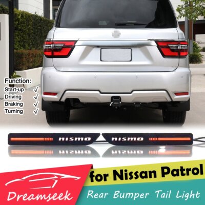 LED Rear Bumper Tail Light for Nissan Patrol Y62 2020 2021 Brake