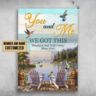 Hummingbird Flower, River Scenery, You And Me, We Got This Customized Persona...
