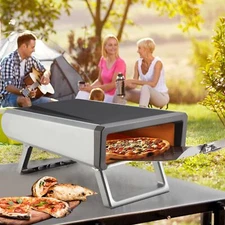 Pizza Oven Gas Propane Portable Pizza Ovens 12” Stainless Steel for Outdoor Camp