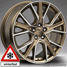 18 Zoll W34 Felgen 8x18 5x112 ET42 in matt bronze frontpoliert für Mercedes