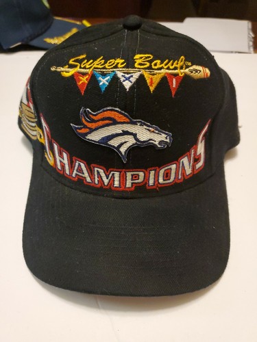 CHAPEAU SUPER BOWL Vintage Logo Athletic Denver Broncos XXXII 32