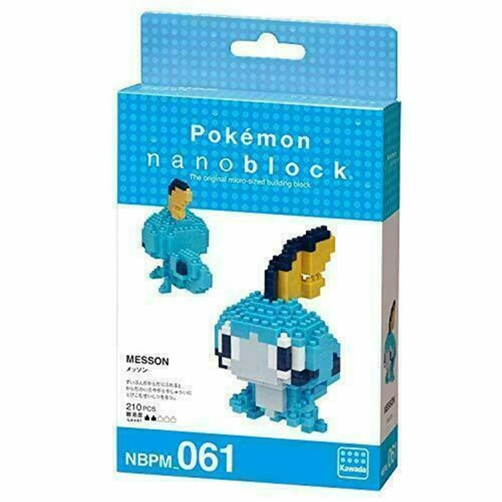 Nanoblock NBPM-061 Pokemon Sobble – Set Di Costruzioni In Miniatura, Mattoncini Multicolore, Da Collezione