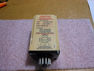 AGASTAT TIMMING TIMING RELAY # SSC22PGA   125VDC/AC