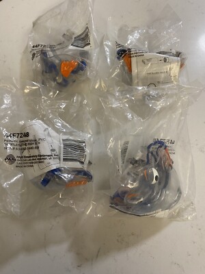 4 Pari Bubbles The Fish II  Mask Lot Of Four Pediatric Aerosol Mark PVC Sealed