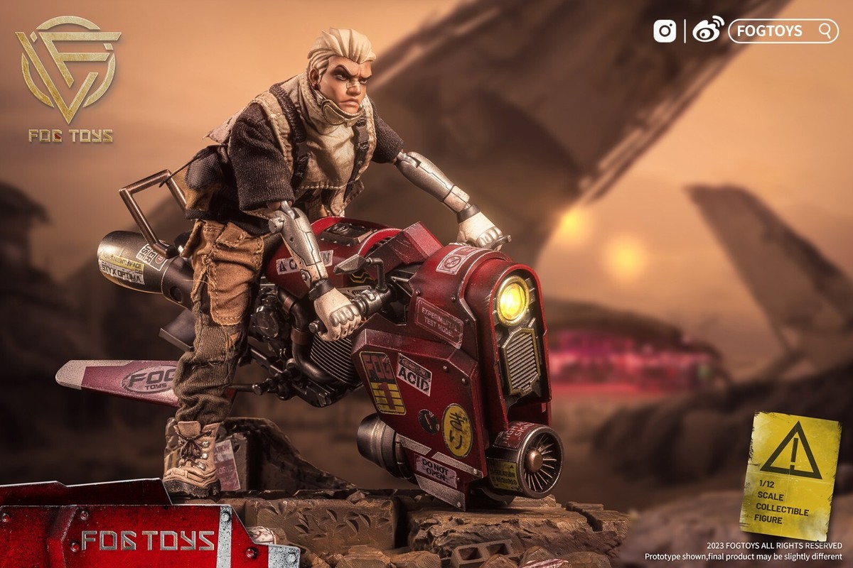 1/12 FOGTOYS EA01 Fantasy Doomsday Wasteland with Motorcycle