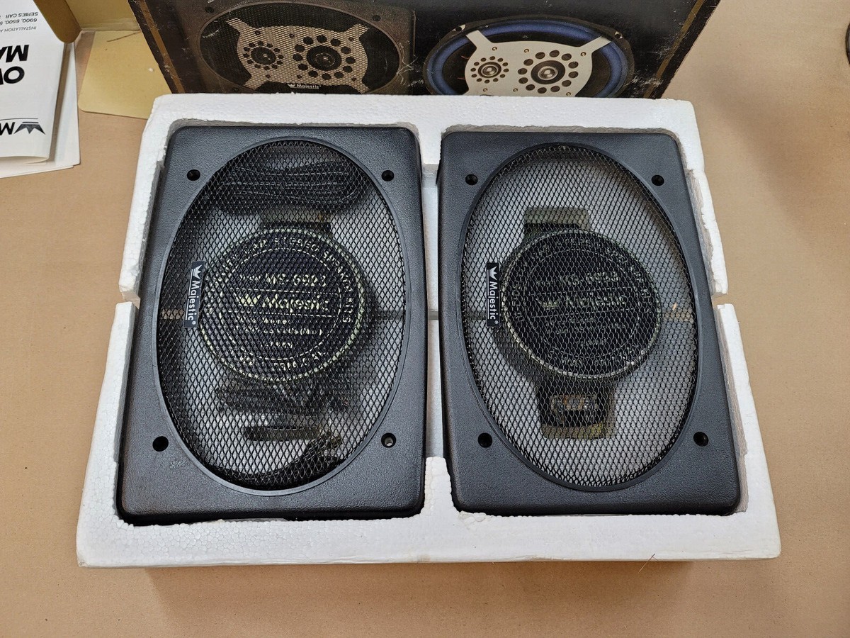 Vintage Majestic MS-6923 6x9 Speakers OLD SCHOOL NOS!!! RARE FIND